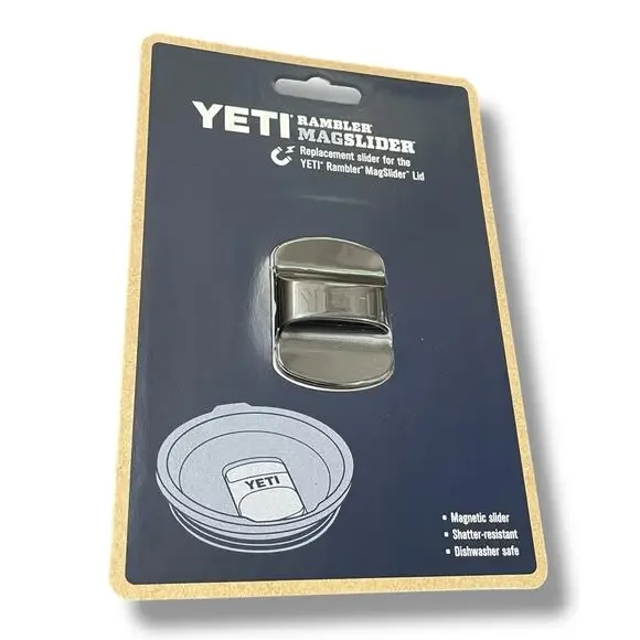 Genuine Yeti Magslider Magnetic Slide Piece for Rambler Tumbler Lid Black OE - Picture 2 of 11